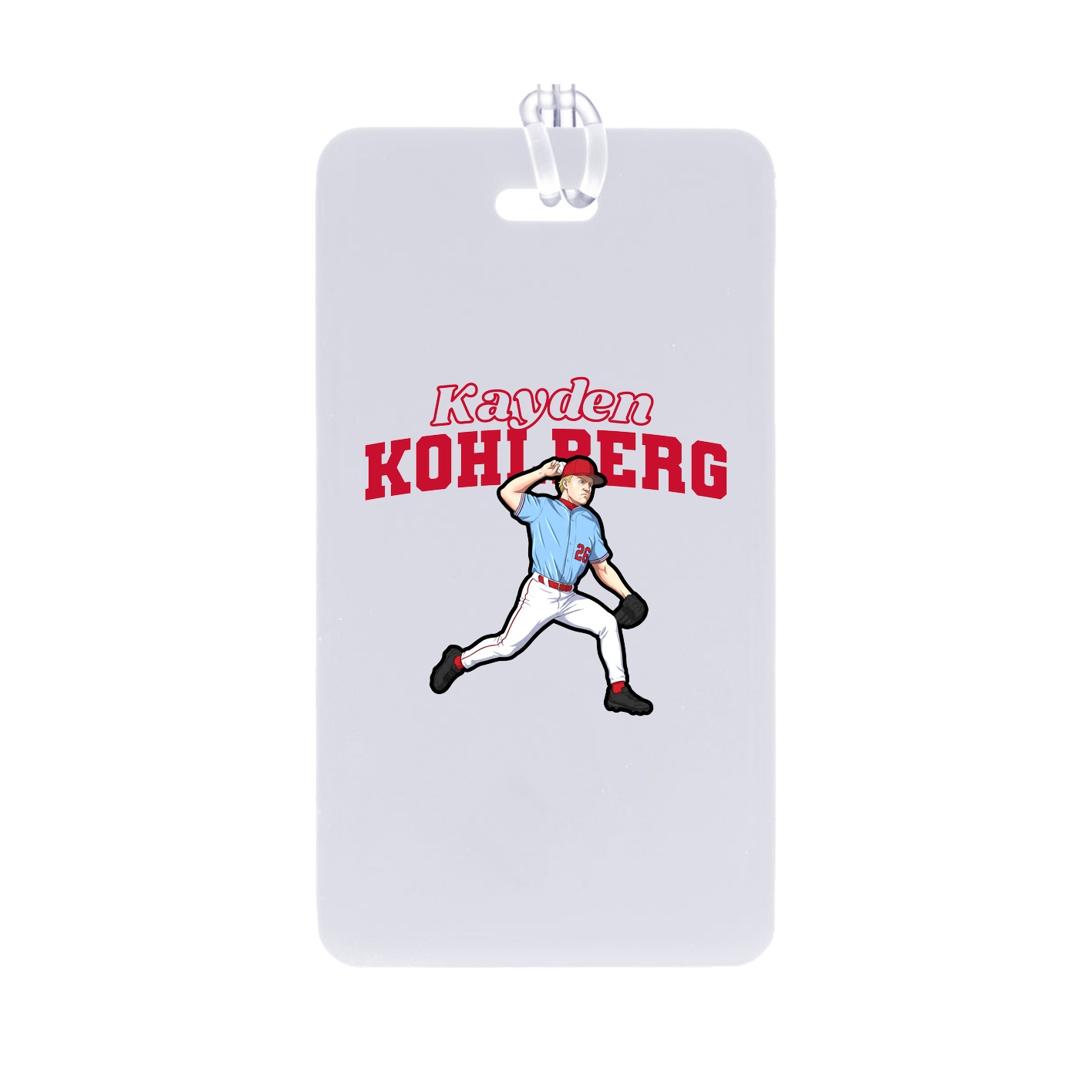 Bag Tag — Name Arch in Classic
