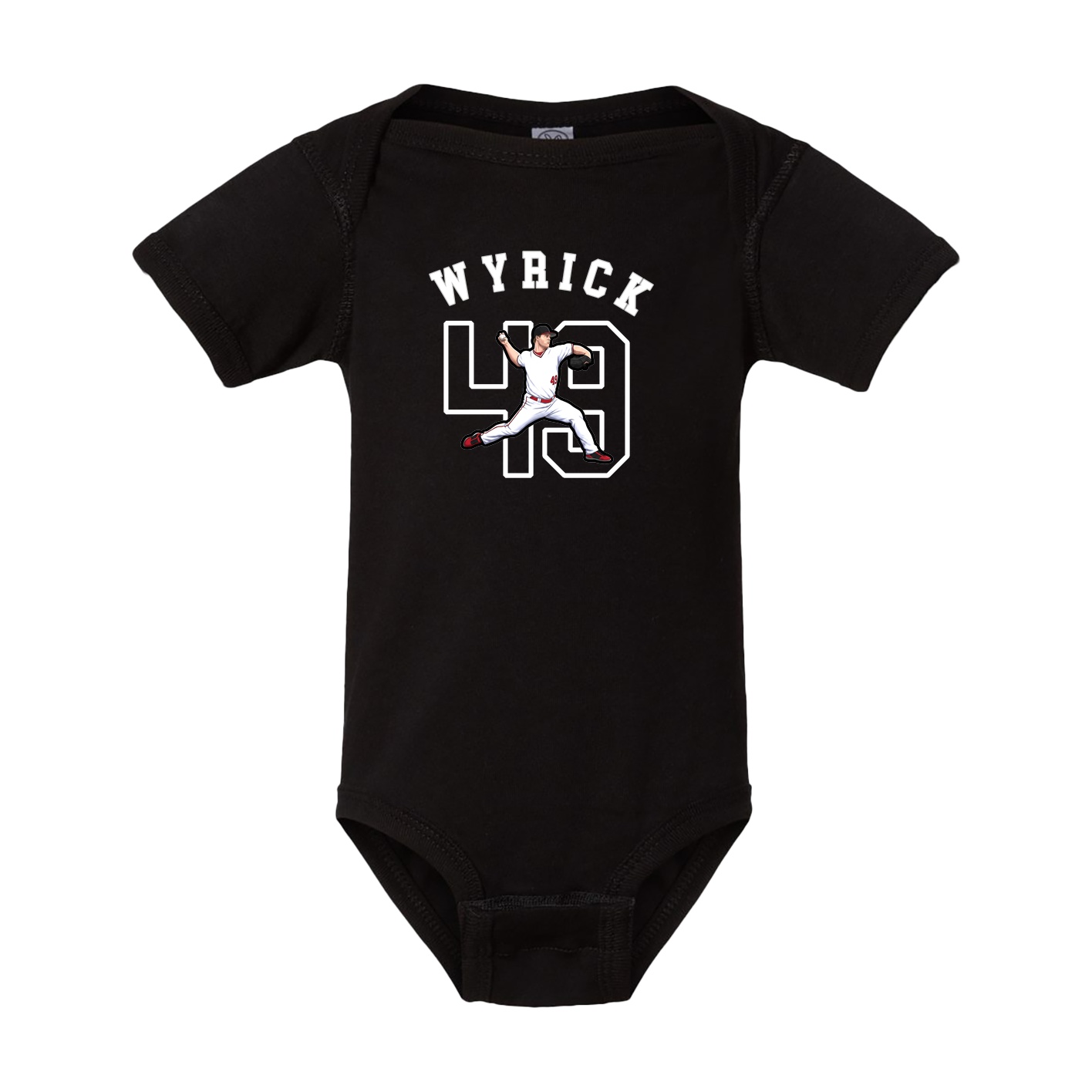 Baby Onesie — Shirsey Arch in Black