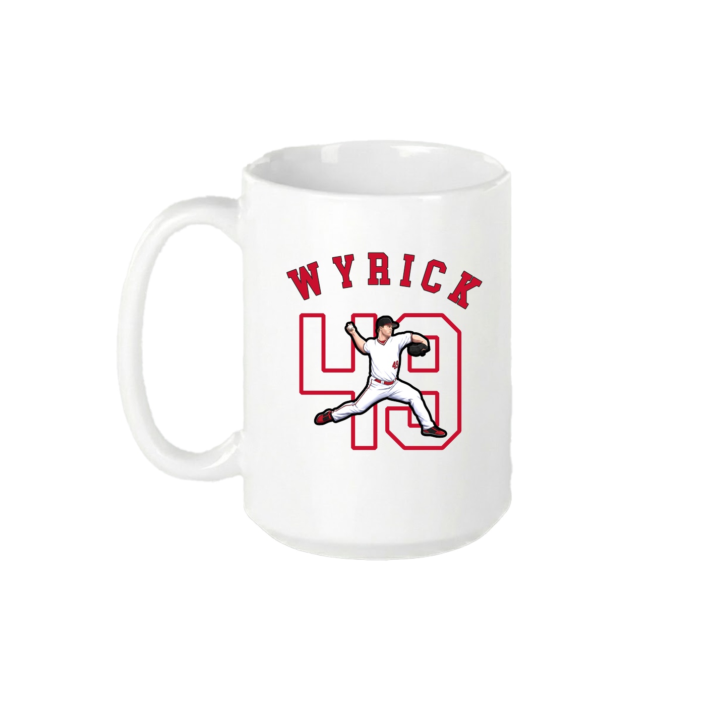 15oz Coffee Mug — Shirsey Arch in White
