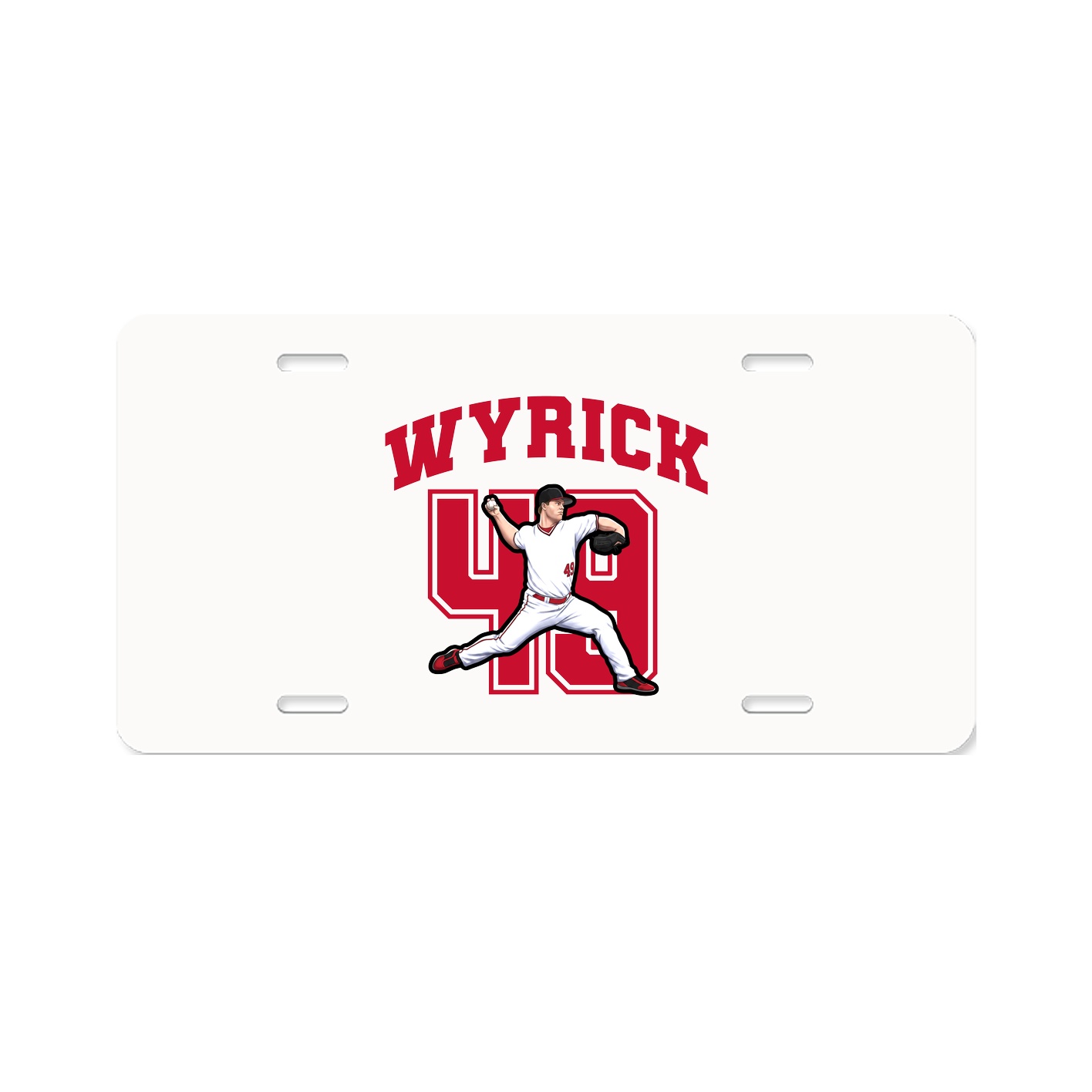 License Plate — Number in Classic