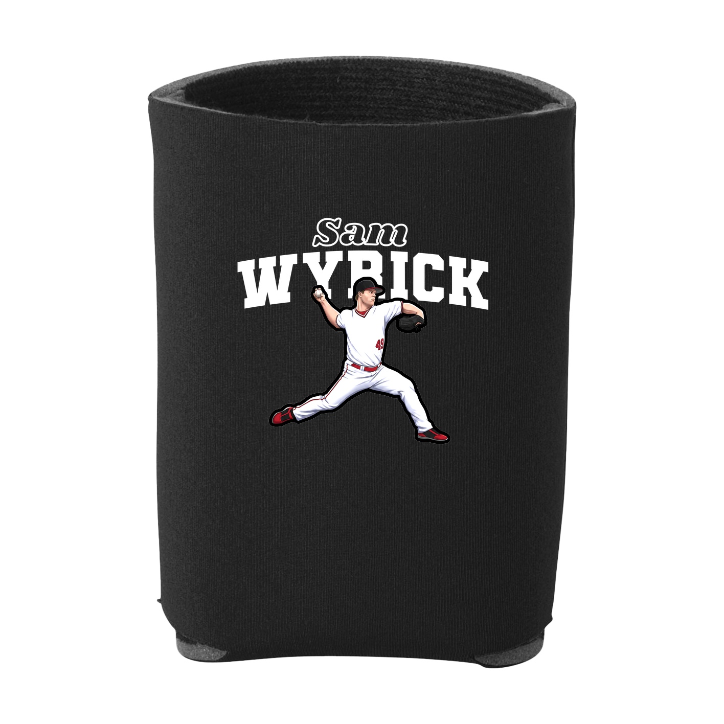 Can Holder — Name Arch in Black