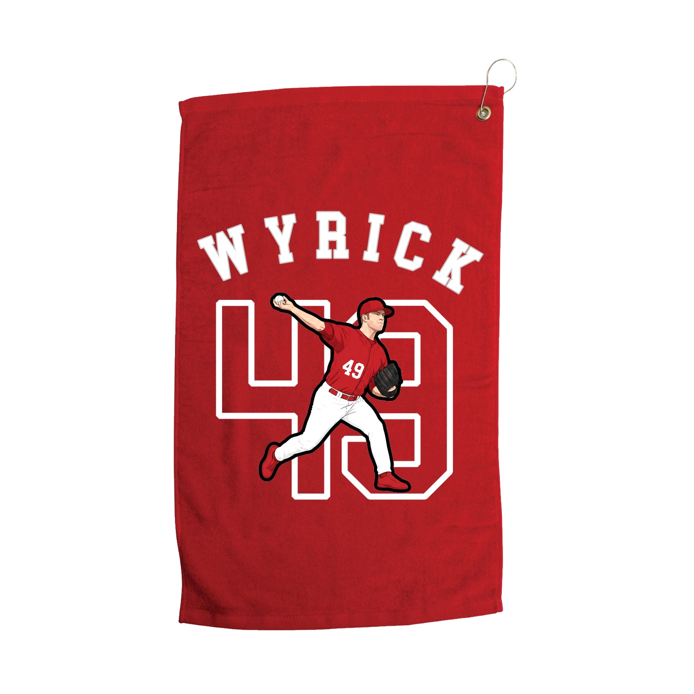 Golf Towel — Shirsey Arch in Red