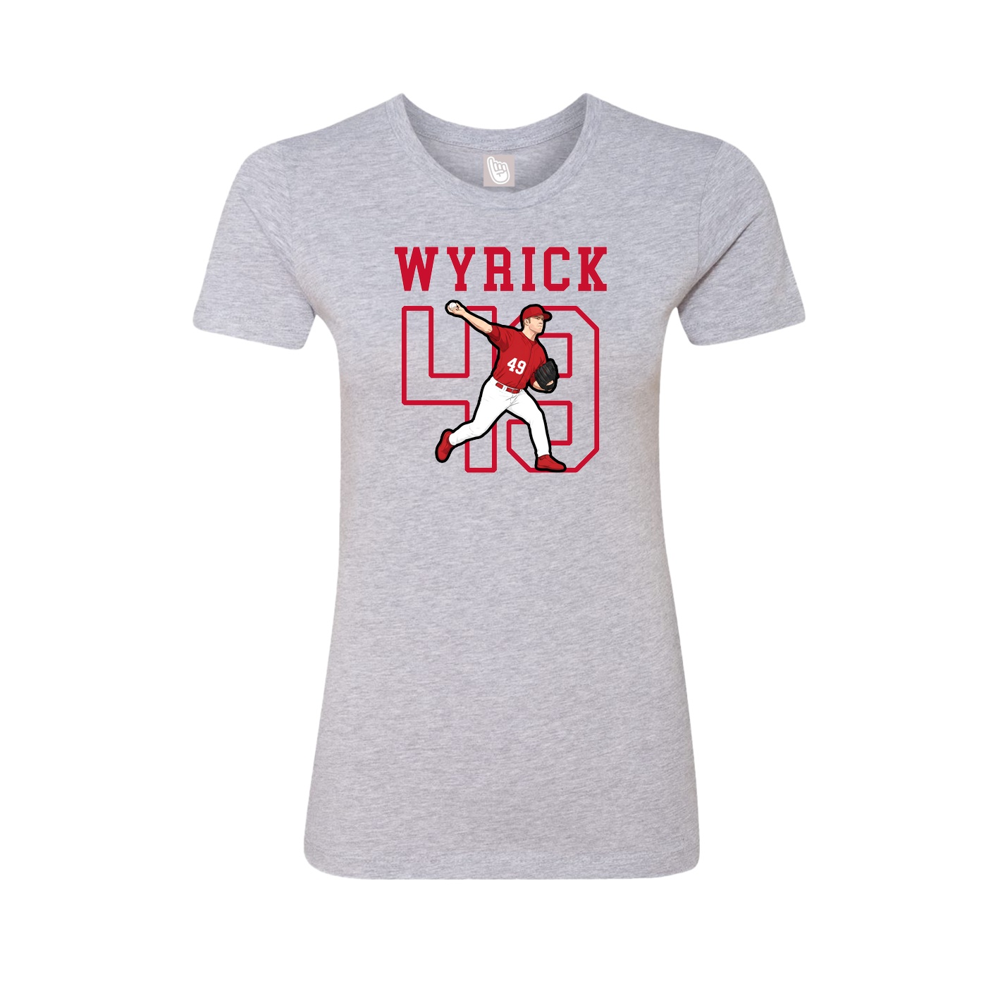 Fitted Women's Tee — Shirsey in Grey