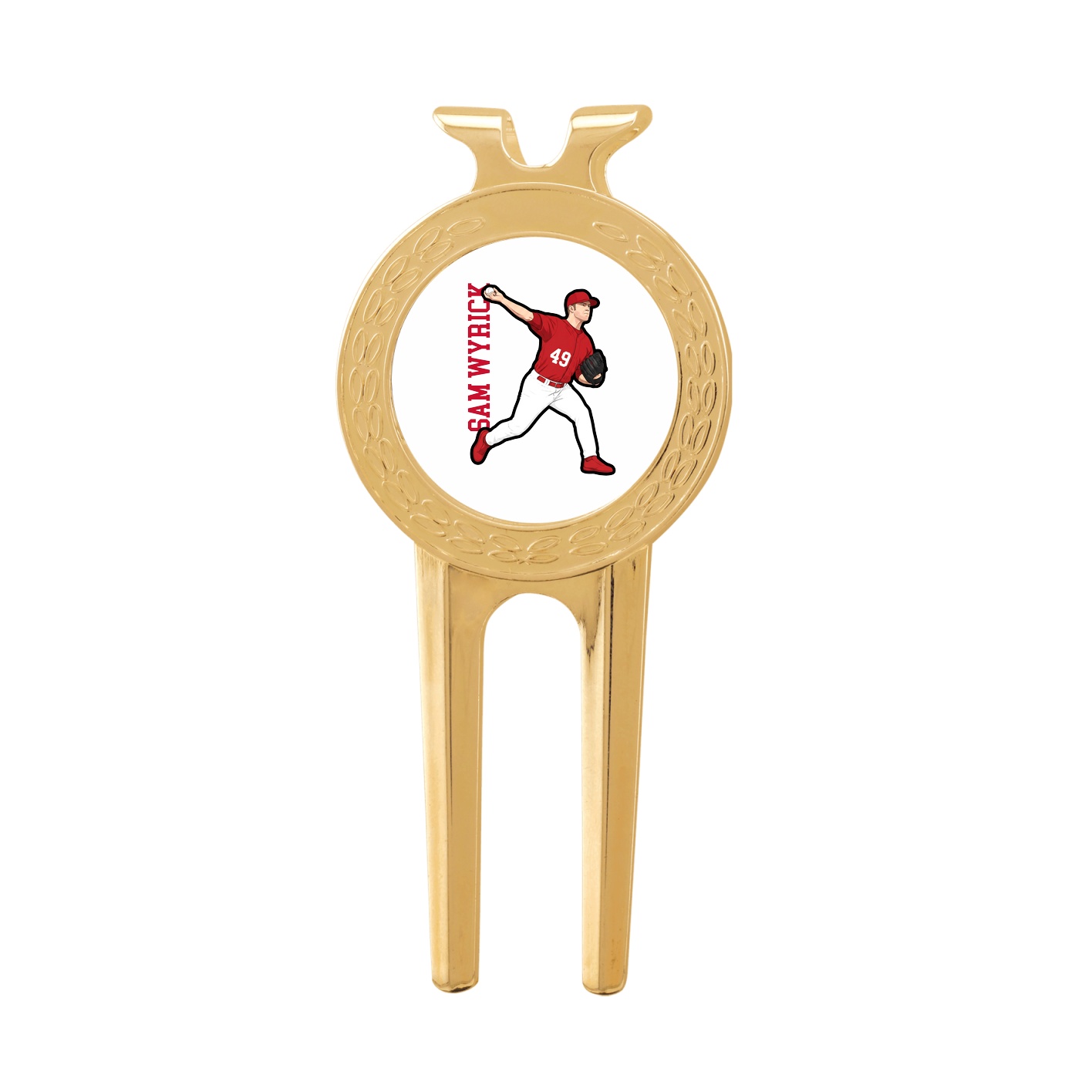 Divot Tool with Ball Marker — Name Vertical in Classic