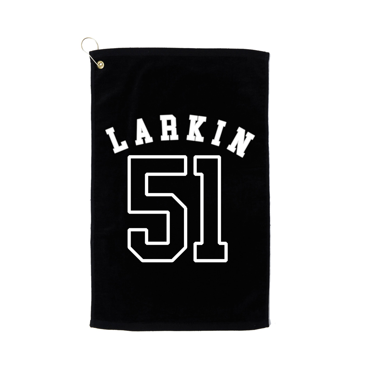 Golf Towel — Shirsey Arch in Black