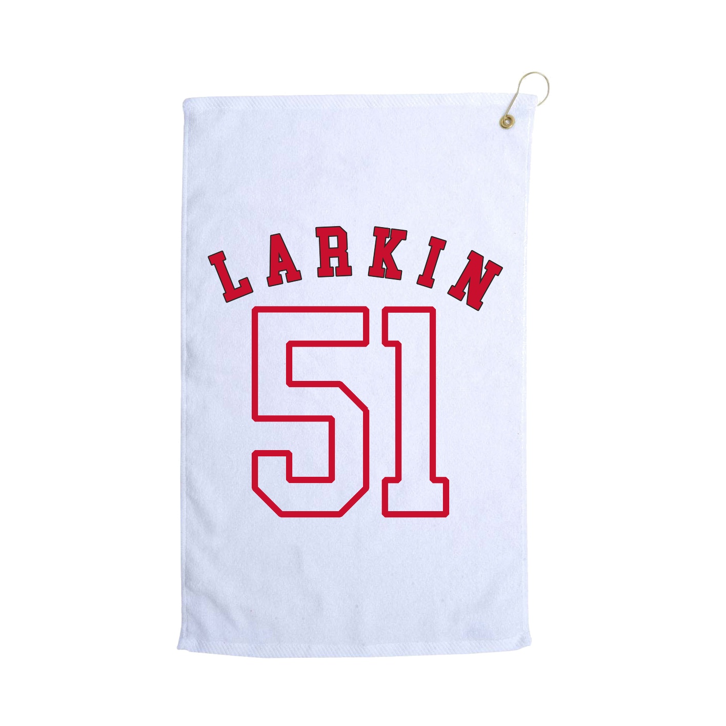 Golf Towel — Shirsey Arch in White