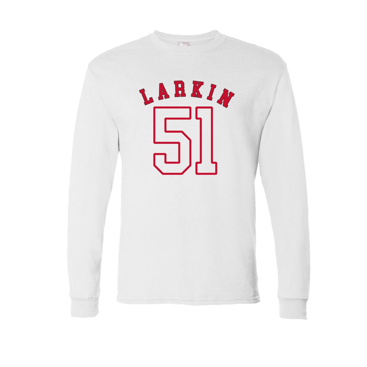 Long Sleeve Tee — Shirsey Arch in White