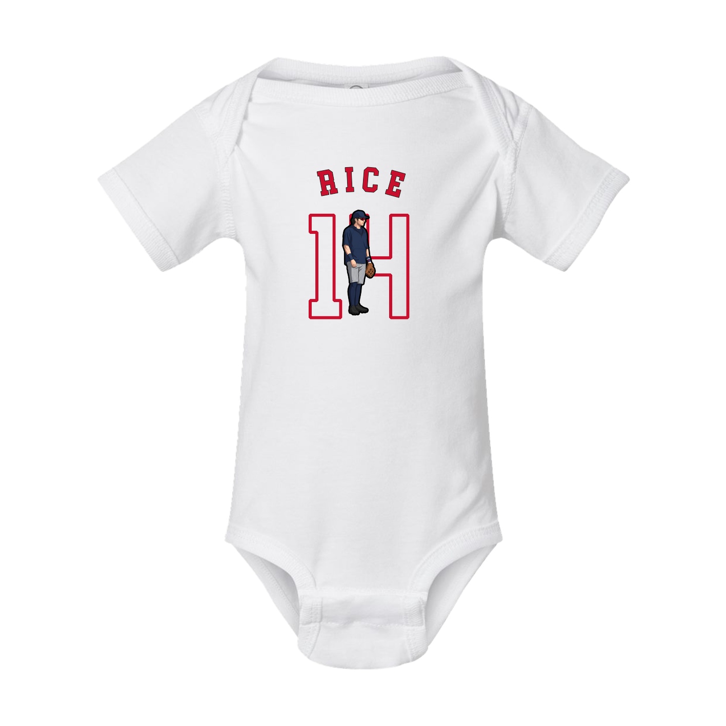 Baby Onesie — Shirsey Arch in White