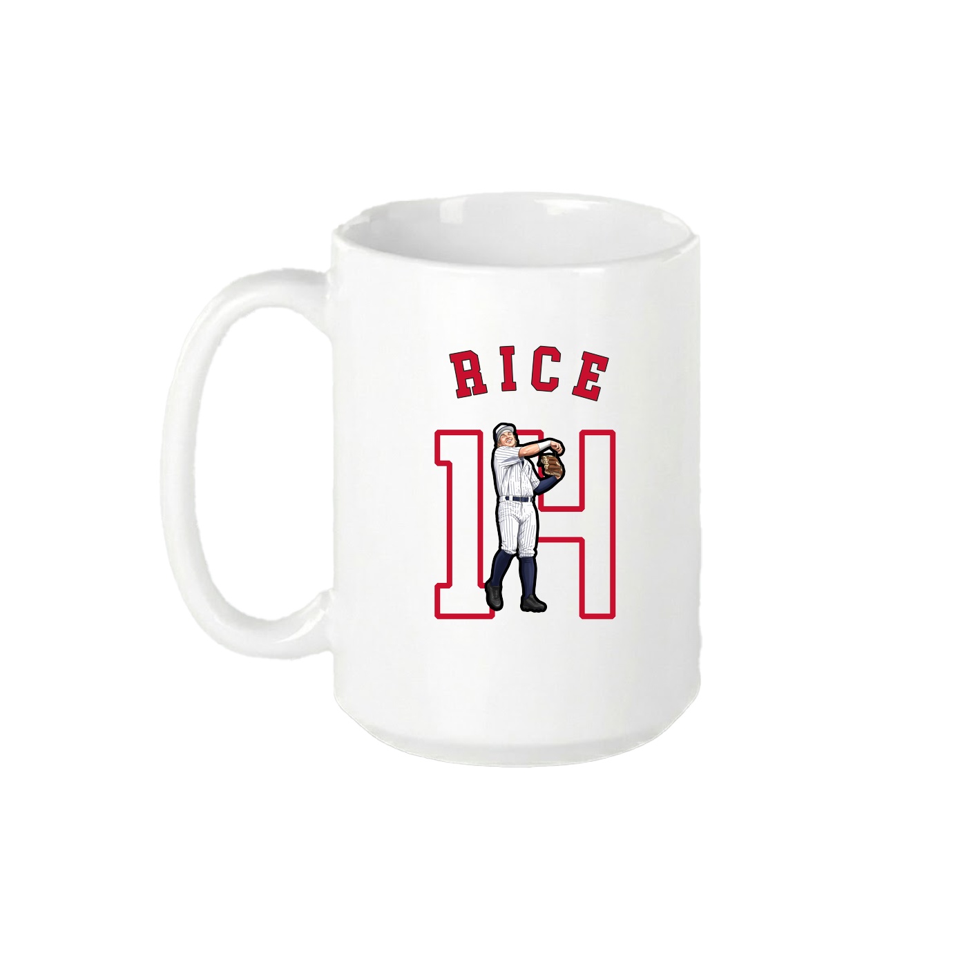 15oz Coffee Mug — Shirsey Arch in White