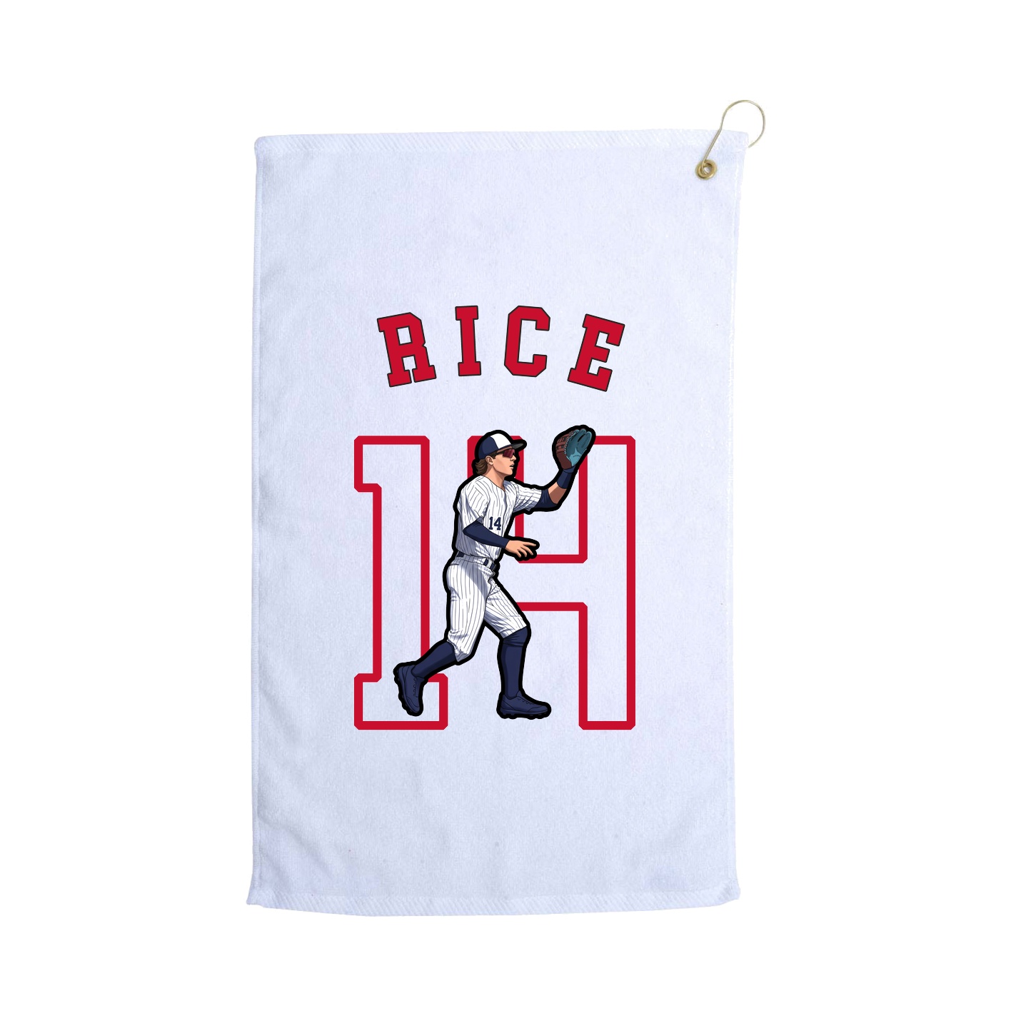 Golf Towel — Shirsey Arch in White