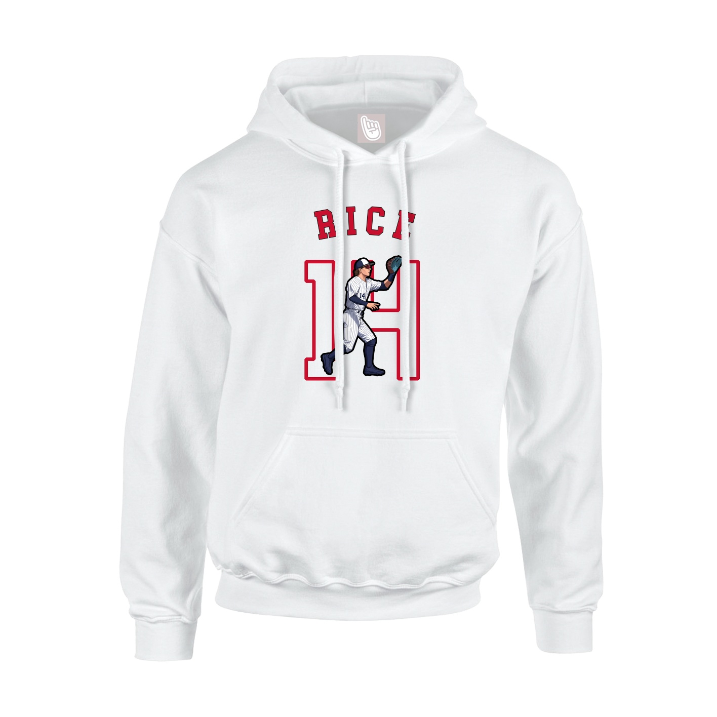 Hoodie — Shirsey Arch in White