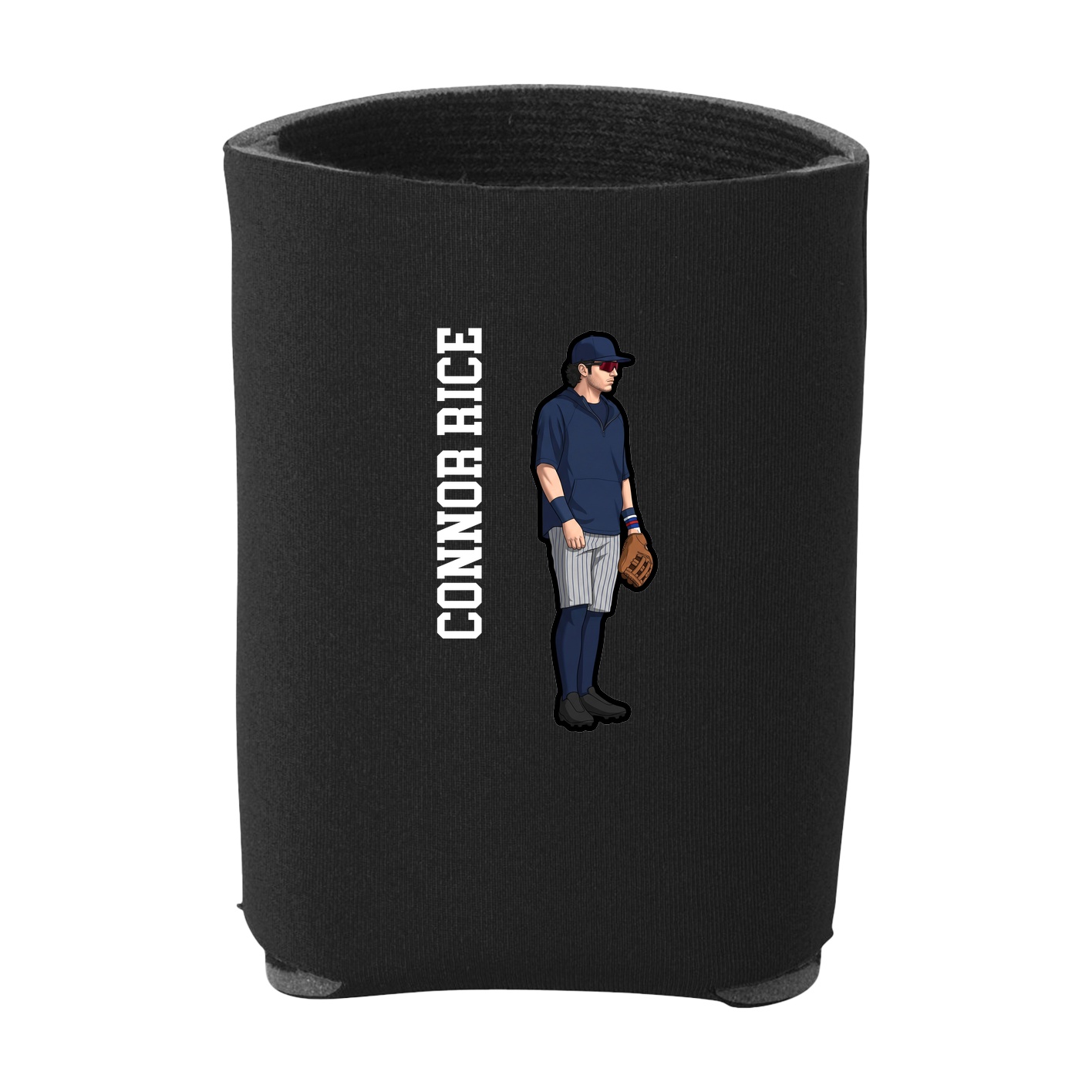 Can Holder — Name Vertical in Black