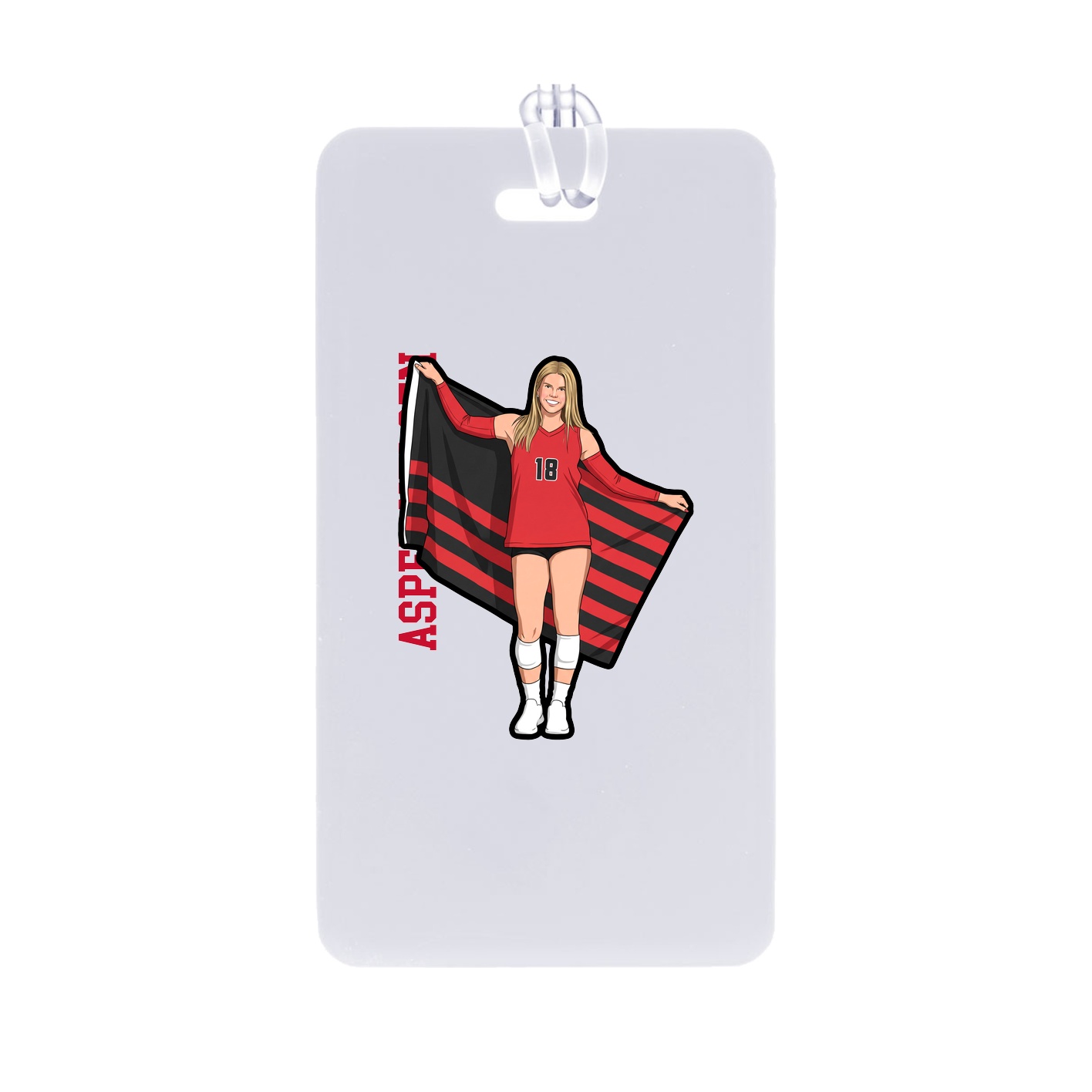 Bag Tag — Name Vertical in Classic