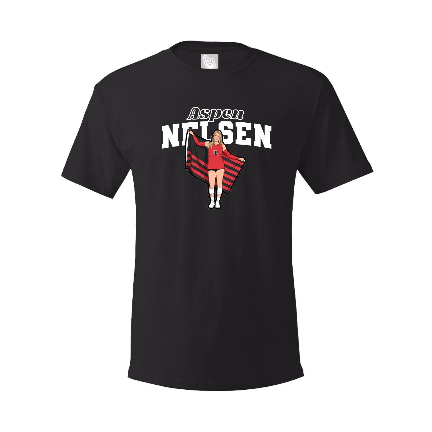 Youth Tee — Name Arch in Black