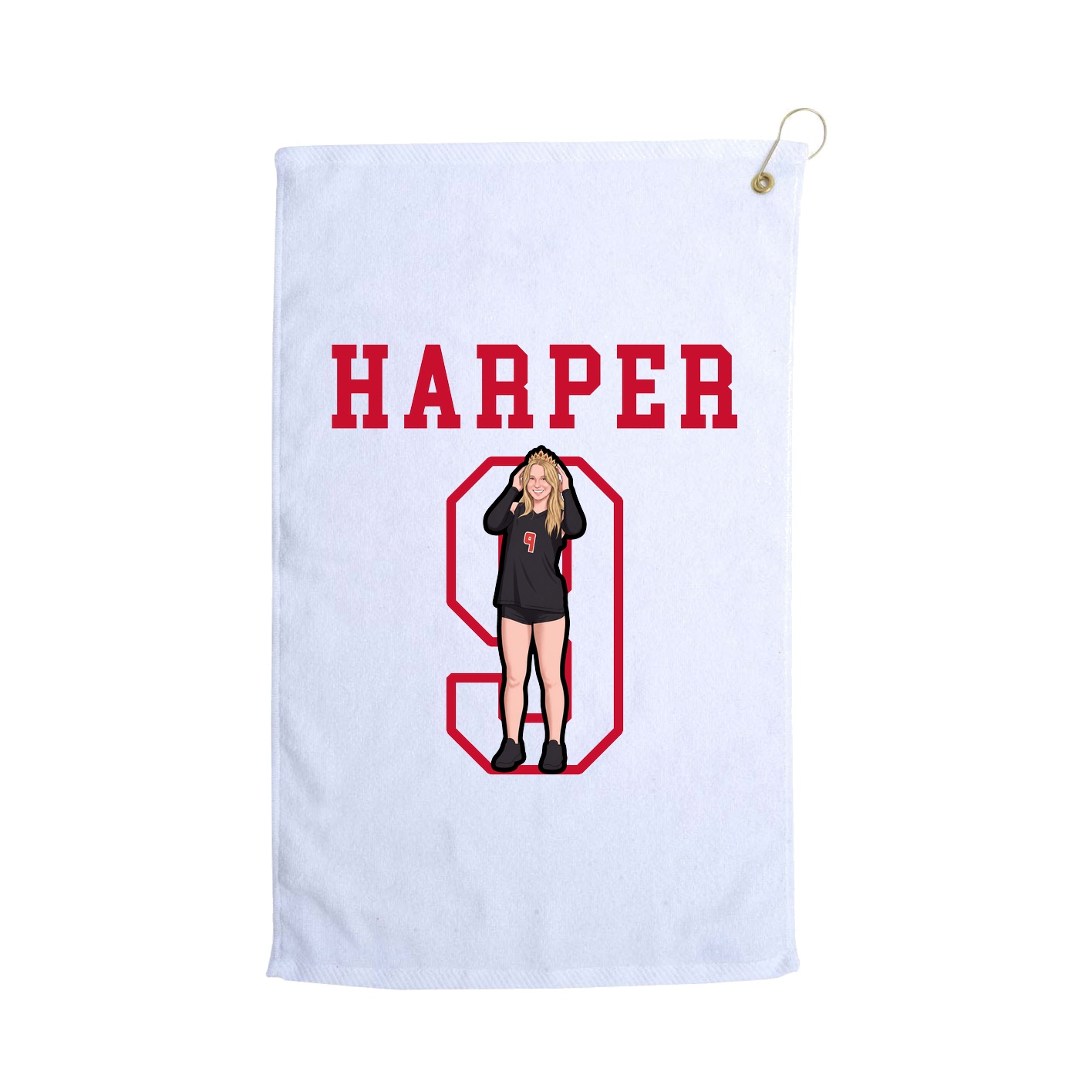 Golf Towel — Shirsey in White