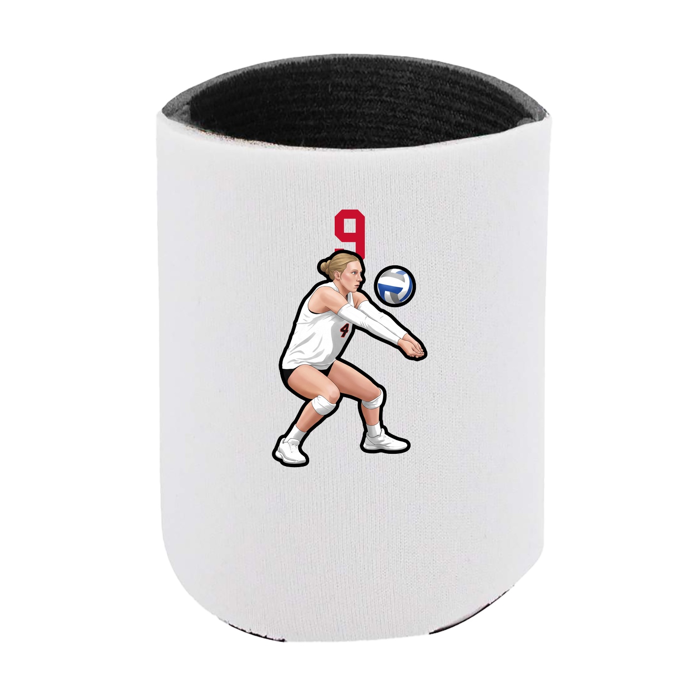 Can Holder — Number Top in White