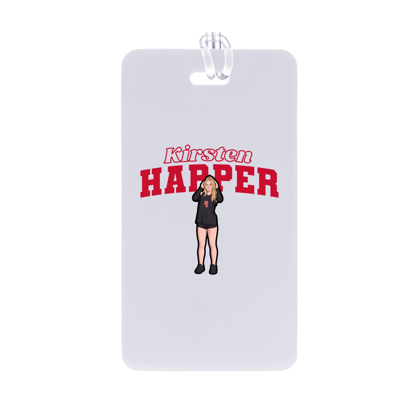 Bag Tag — Name Arch in Classic