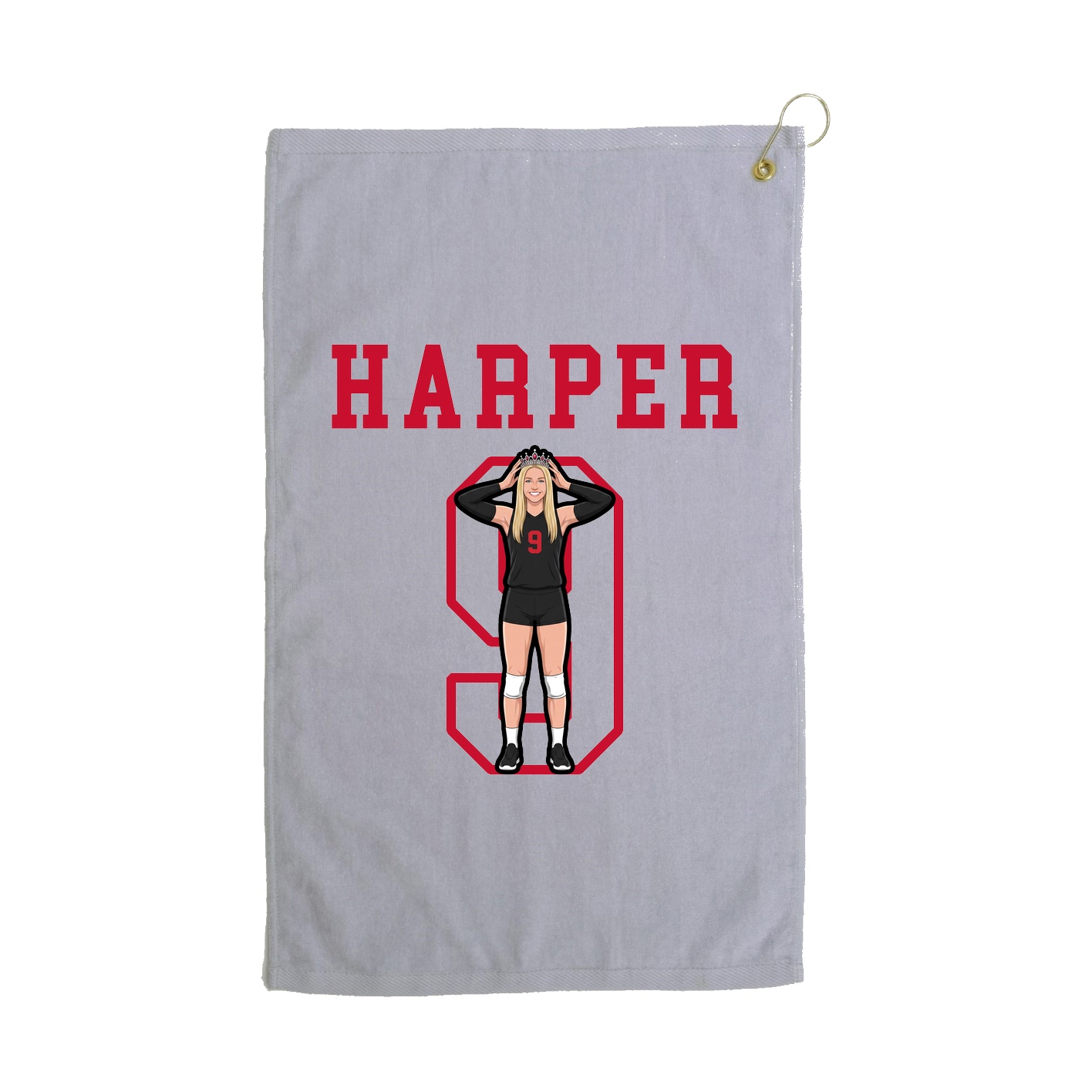 Golf Towel — Shirsey in Grey