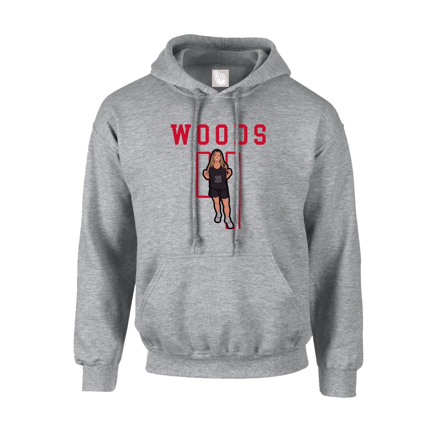 Hoodie — Shirsey in Grey