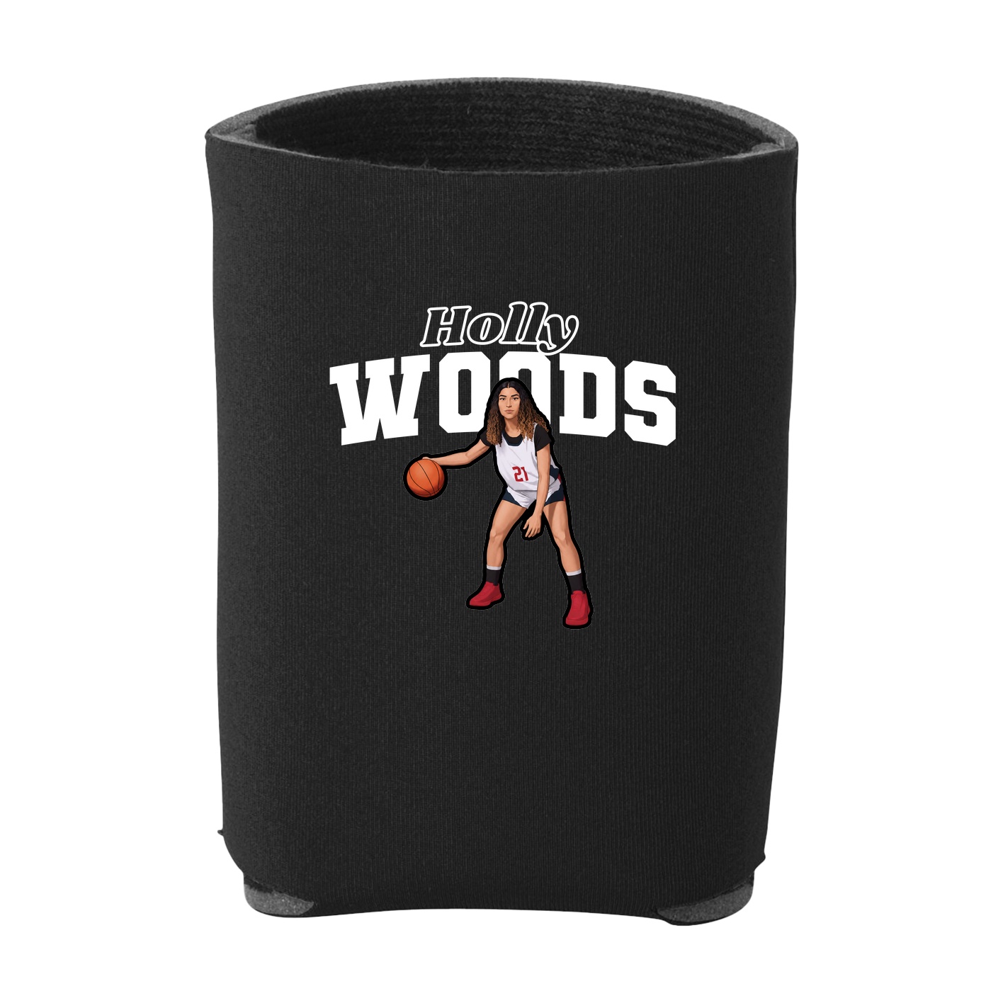Can Holder — Name Arch in Black