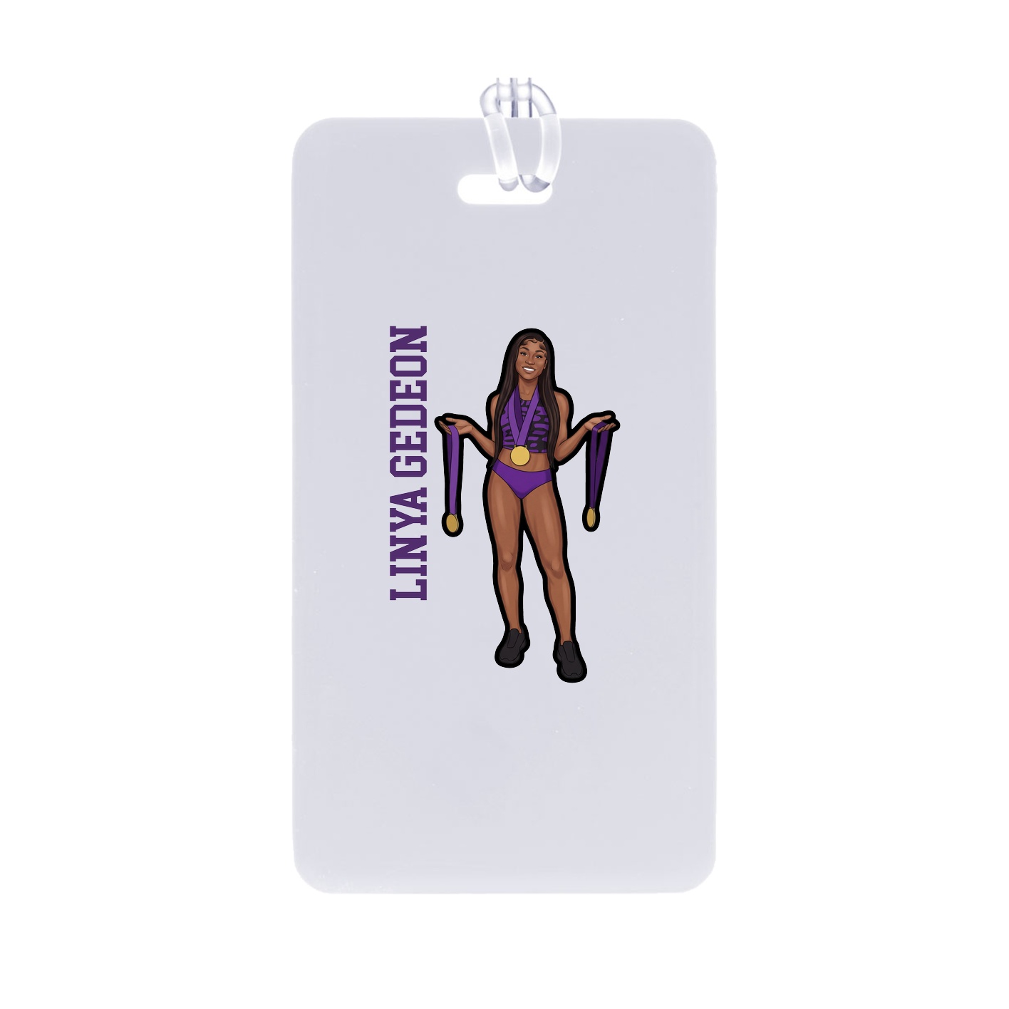 Bag Tag — Name Vertical in Classic