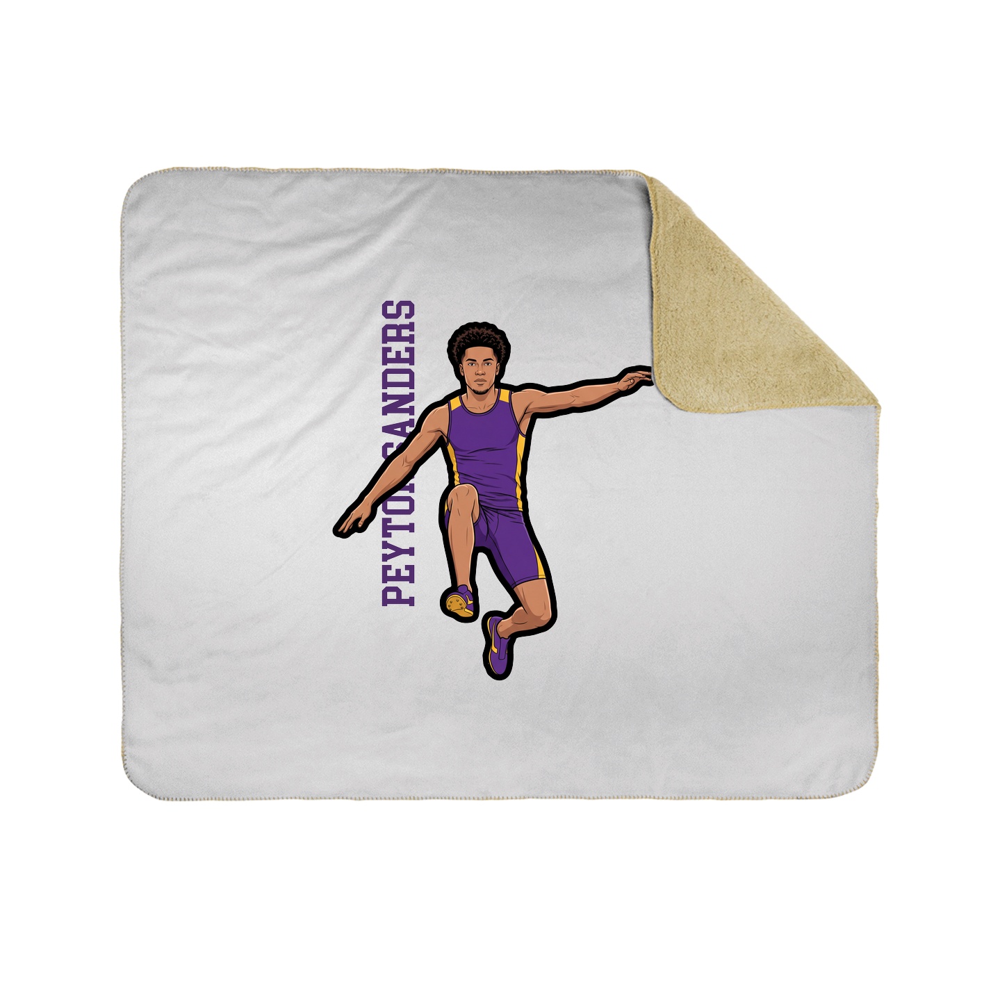 50x60 Sherpa Lined Throw Blanket