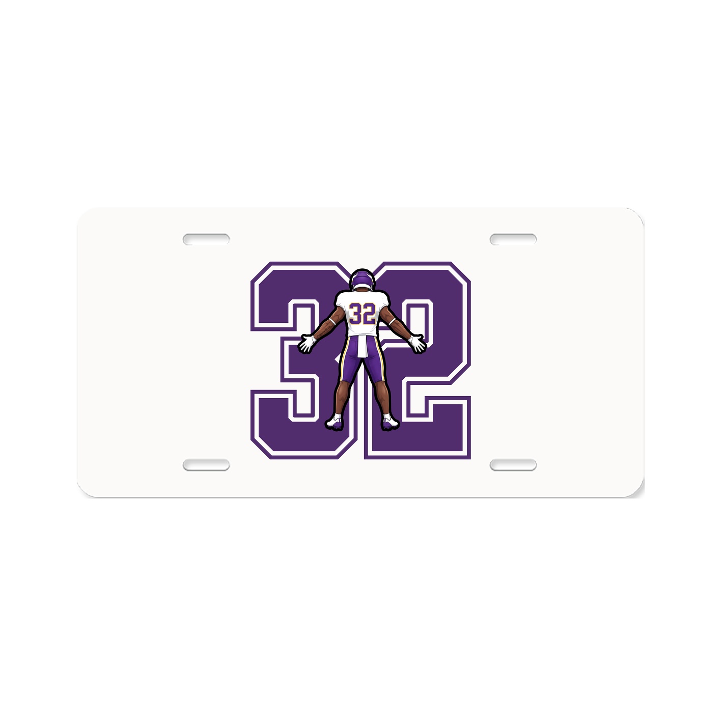 License Plate — Number in Classic