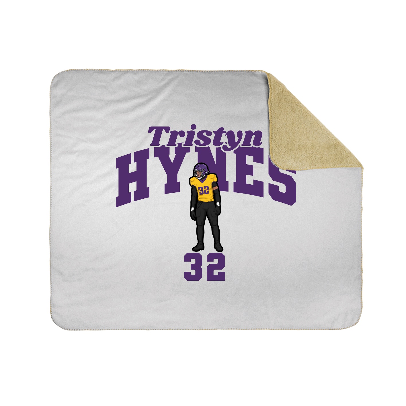 Throw Blanket — Signature Arch in White