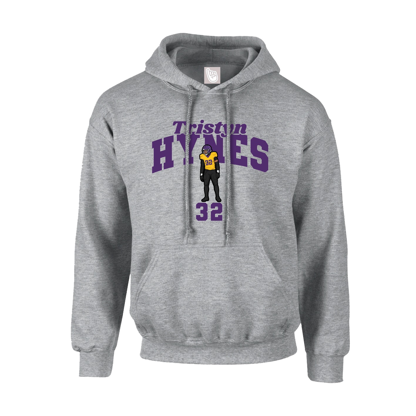 Hoodie — Signature Arch in Grey