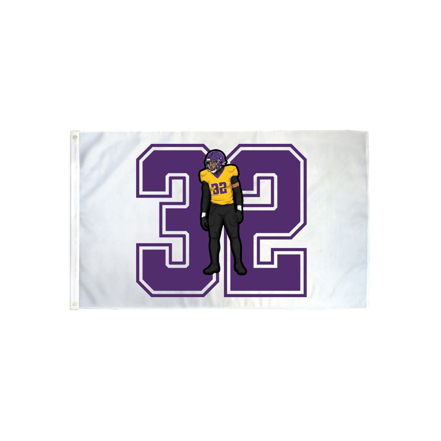 3x5 Flag — Number in Classic