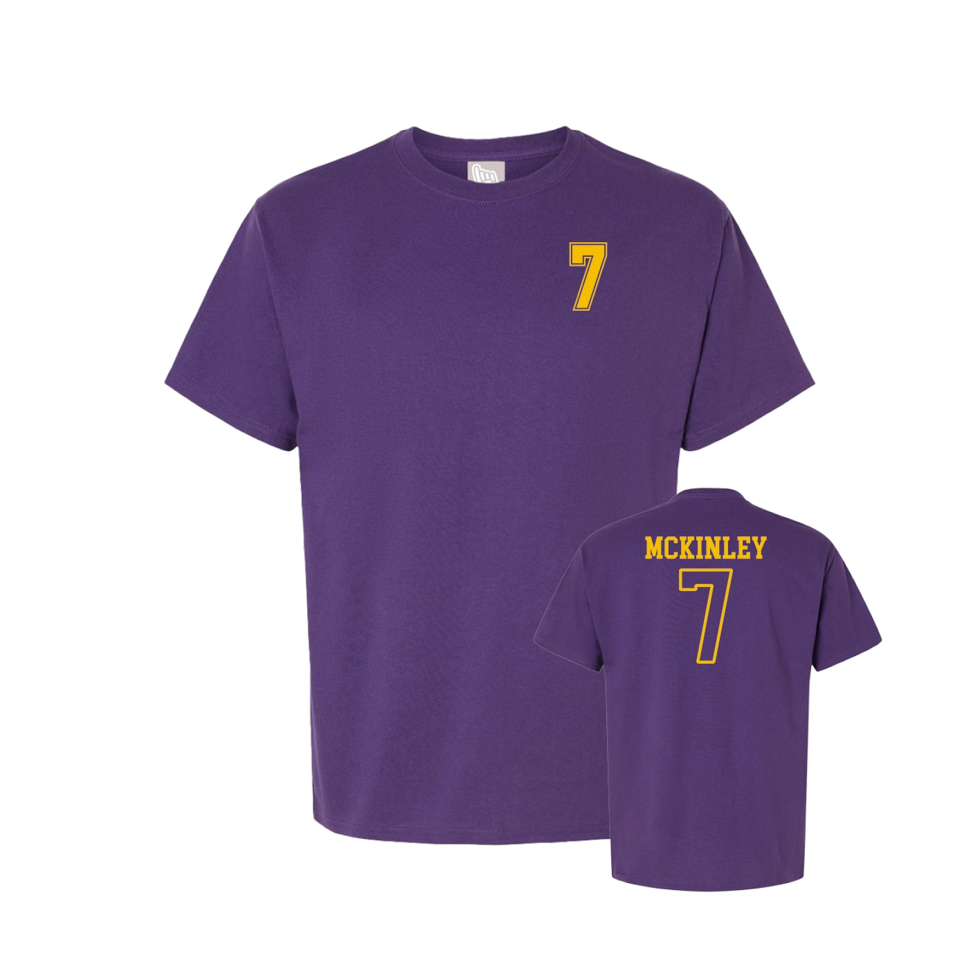 Youth Tee — Chest Back in Purple