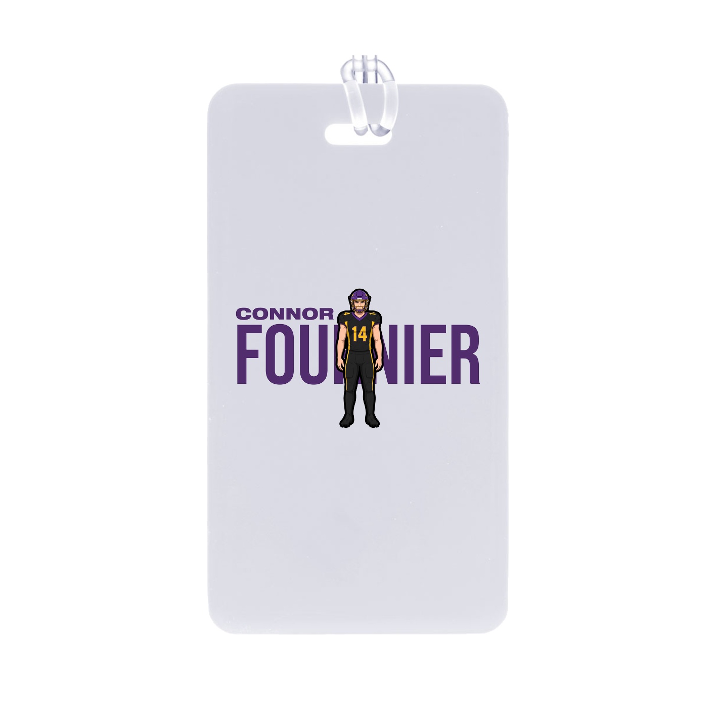 Bag Tag — Player Name in Classic
