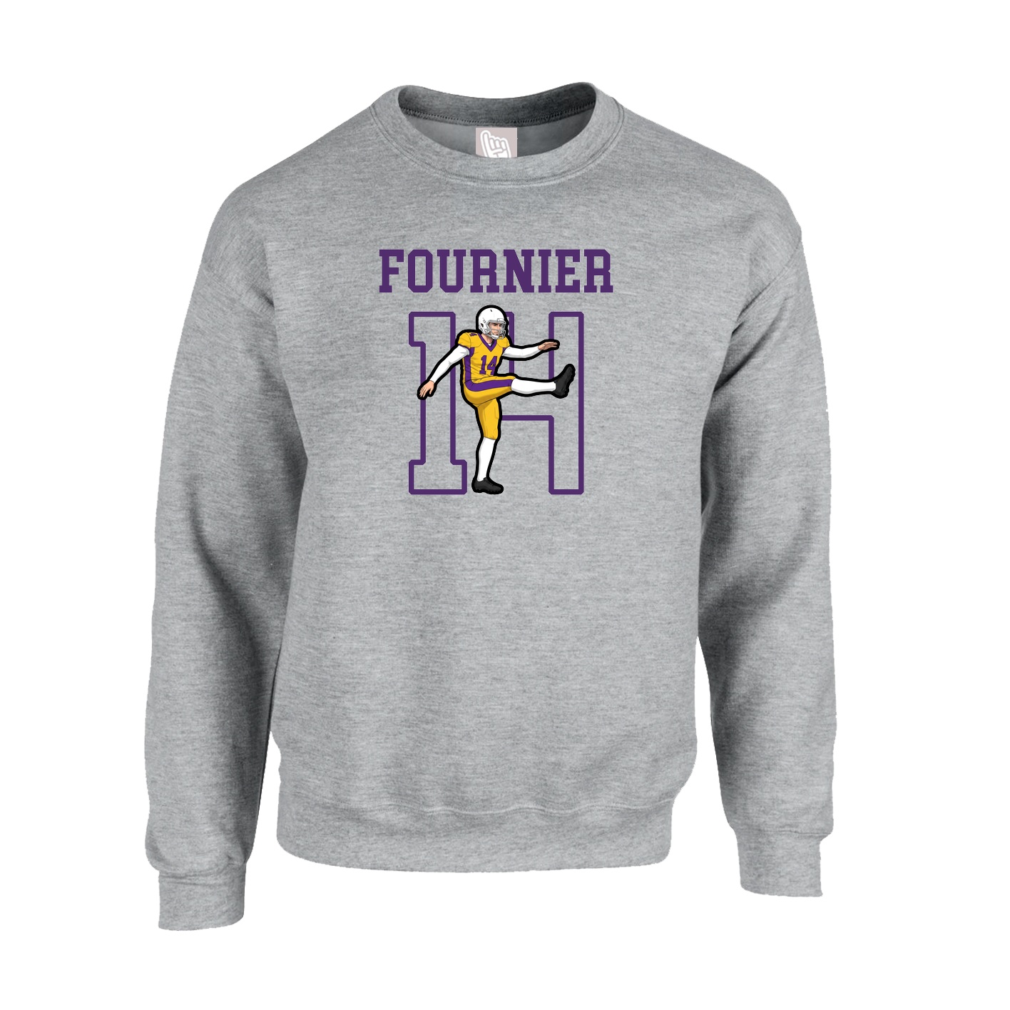 Fleece Crew — Shirsey in Grey