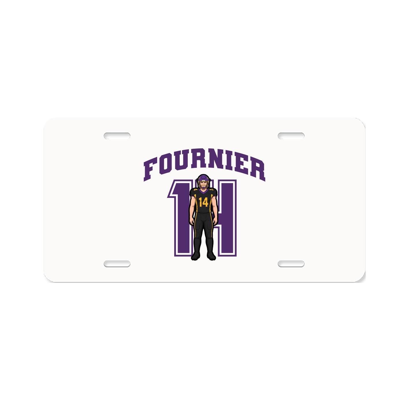 License Plate — Number in Classic