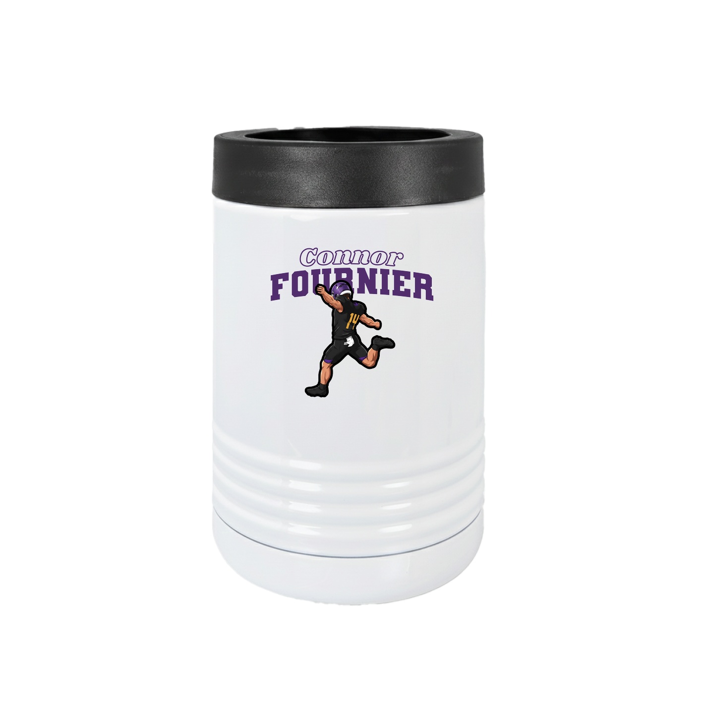 Beverage Holder — Name Arch in White