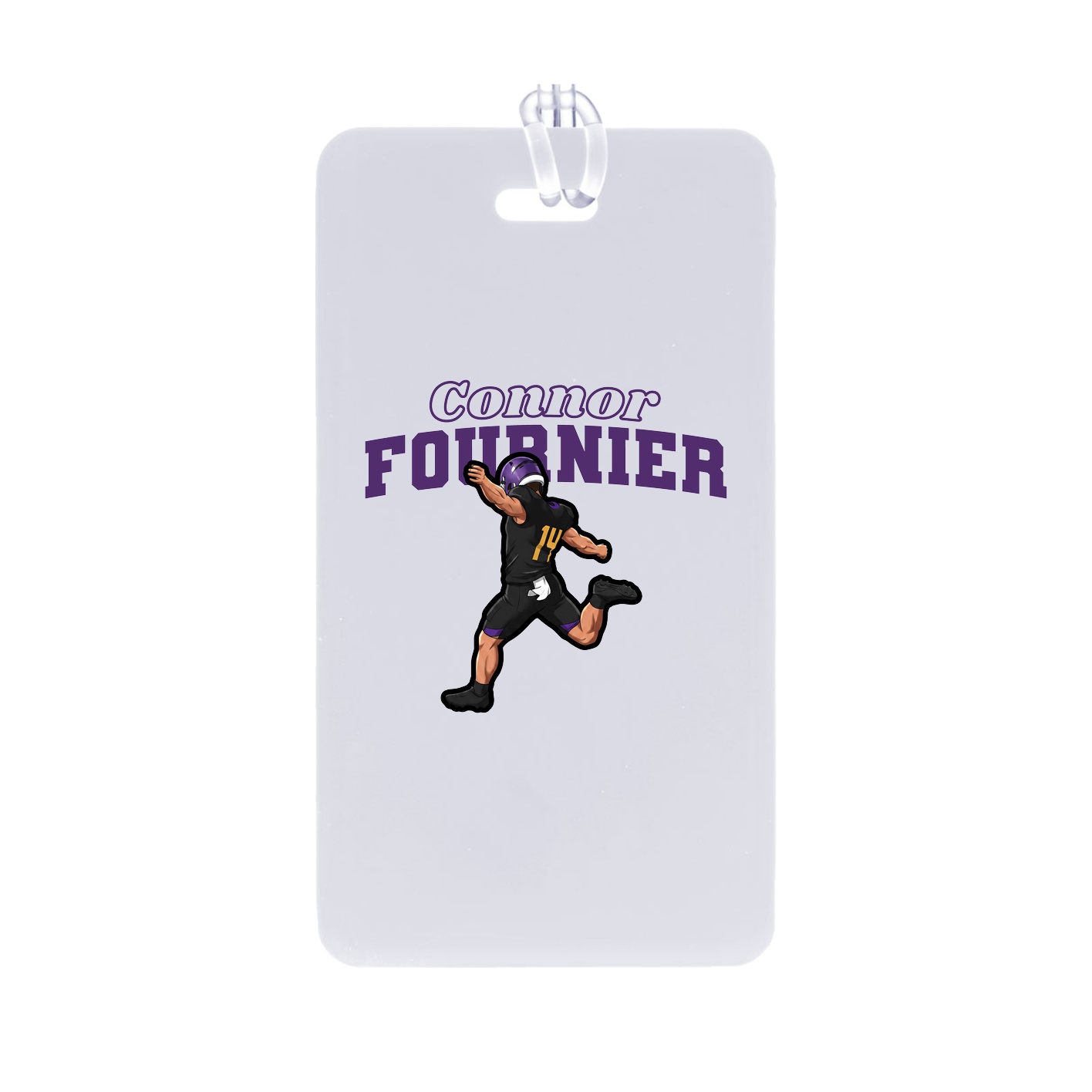 Bag Tag — Name Arch in Classic