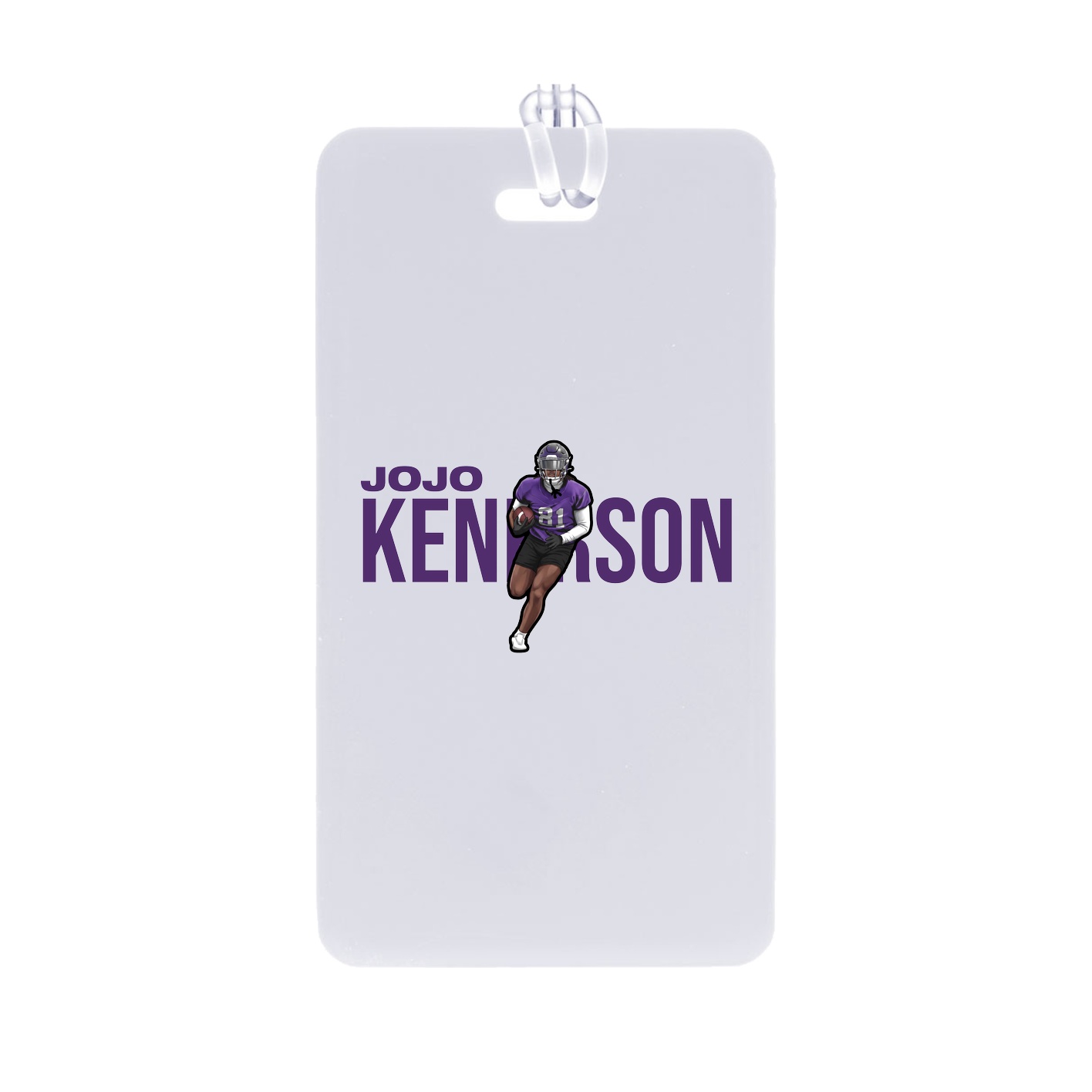Bag Tag — Player Name in Classic