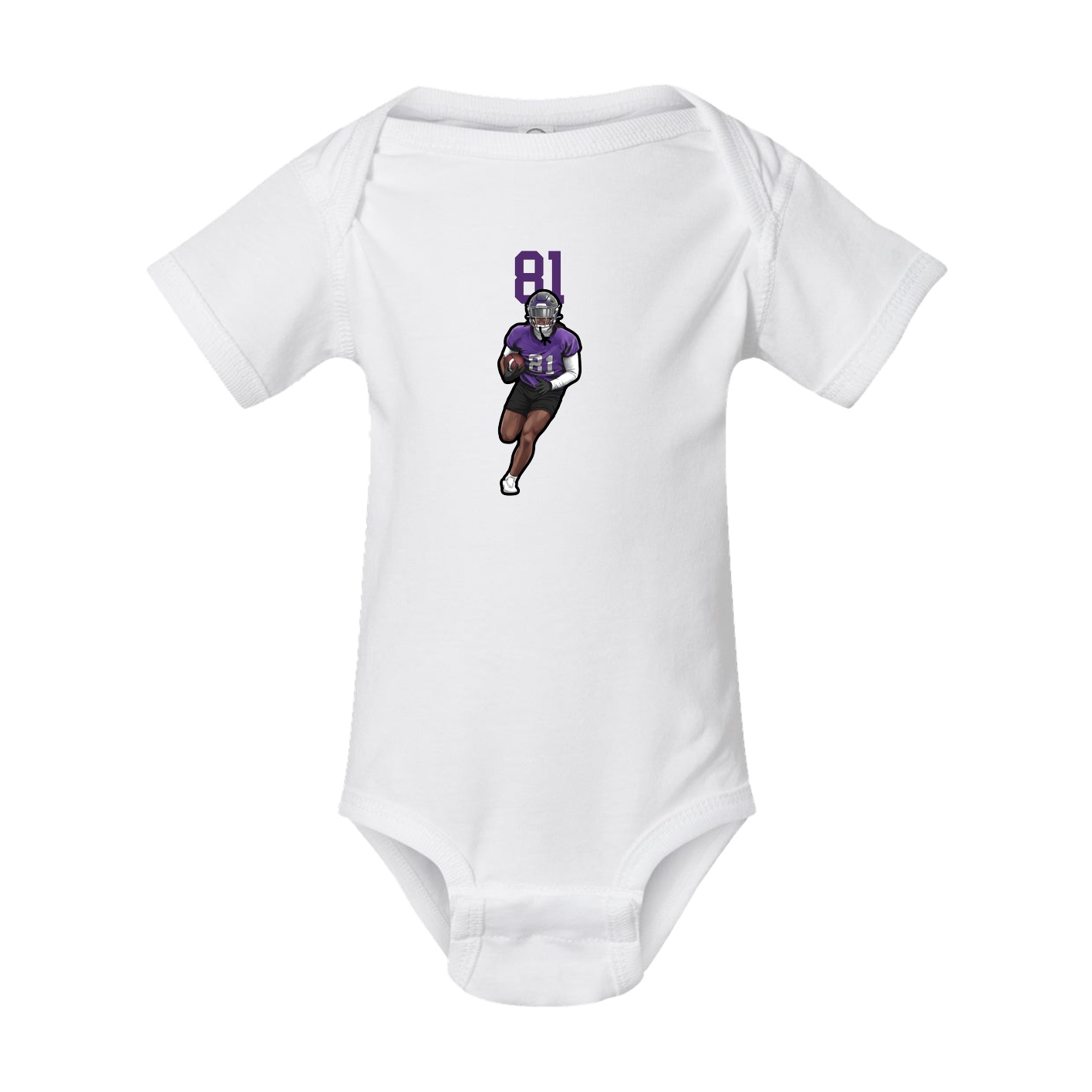 Baby Onesie — Number Top in White