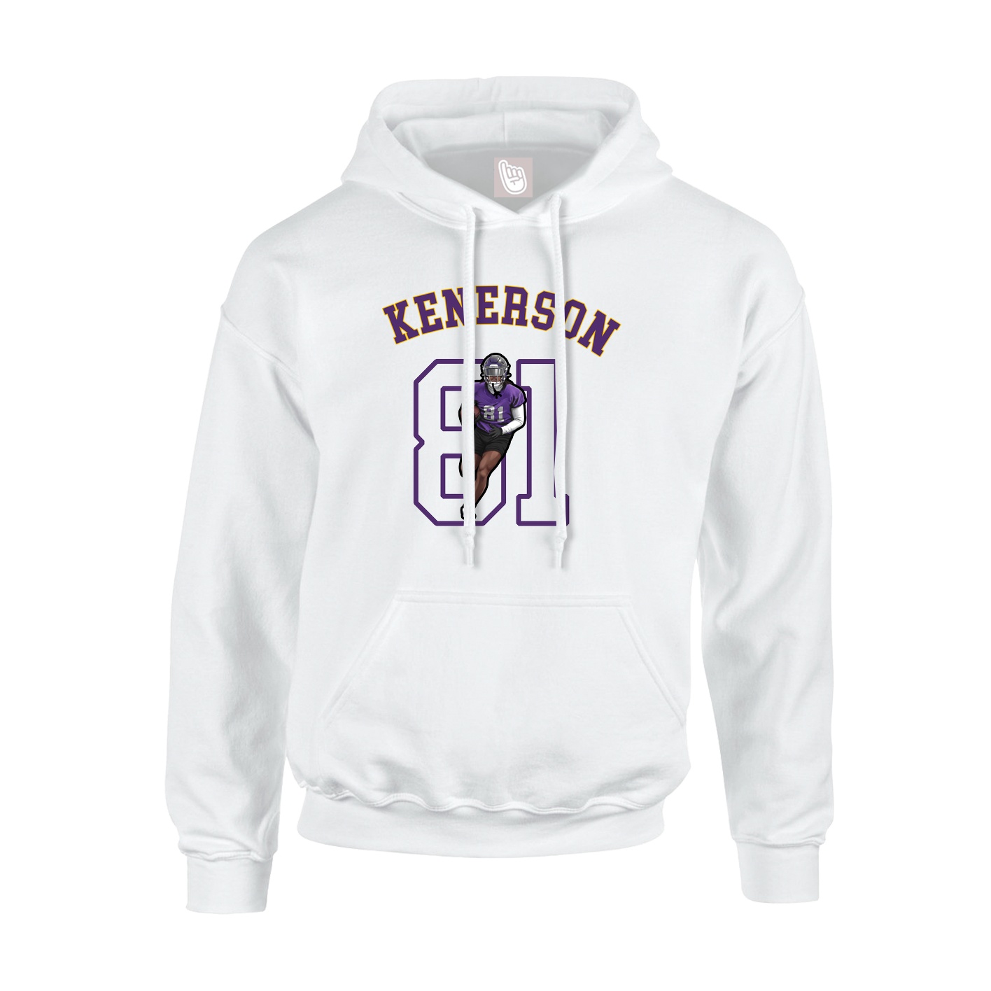 Hoodie — Shirsey Arch in White
