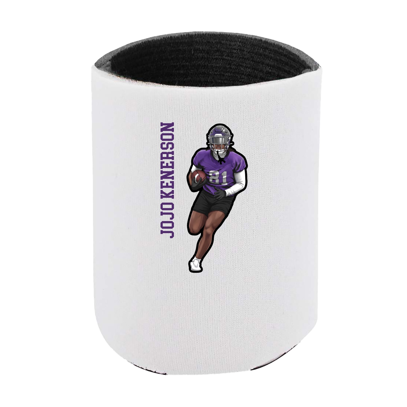 Can Holder — Name Vertical in White