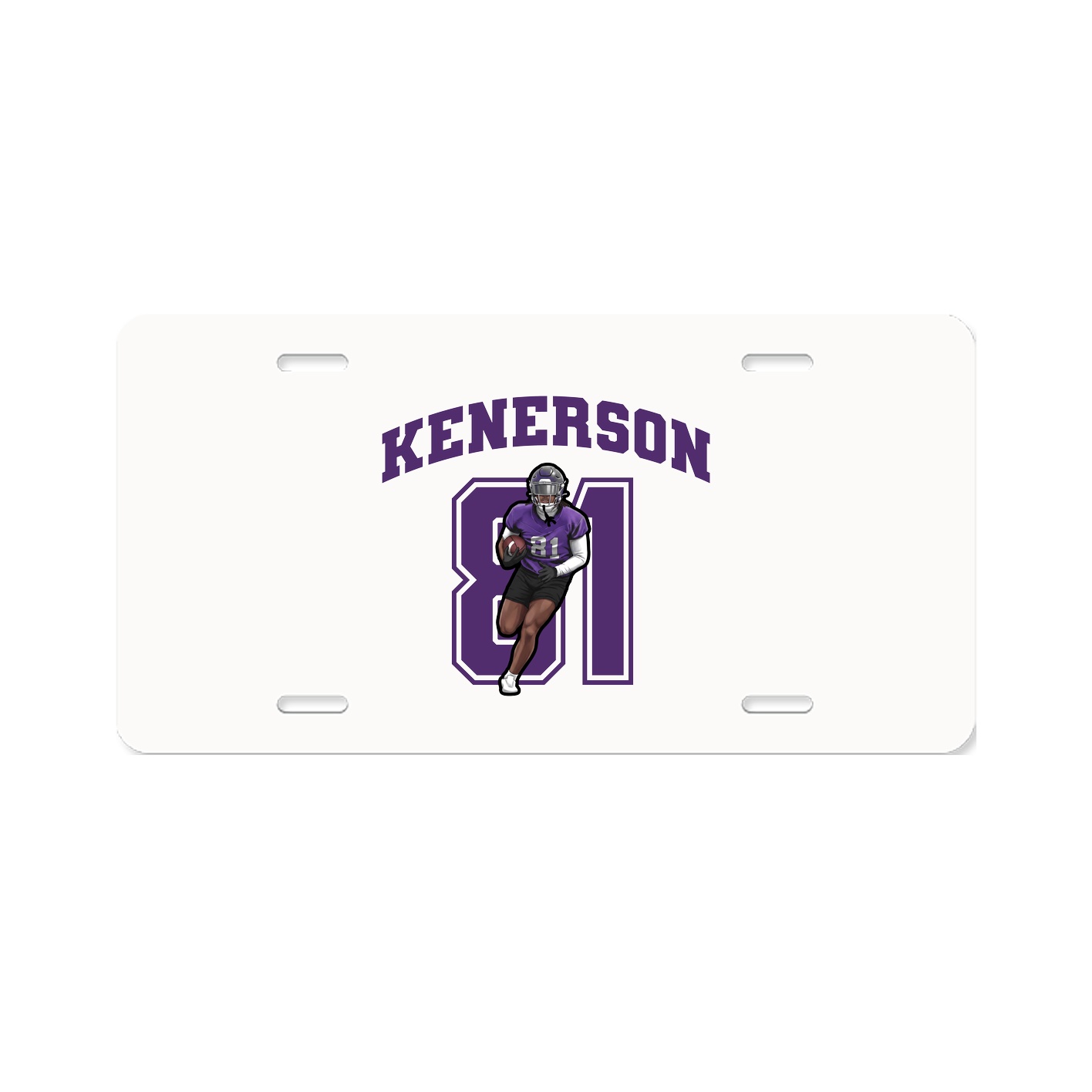 License Plate — Number in Classic