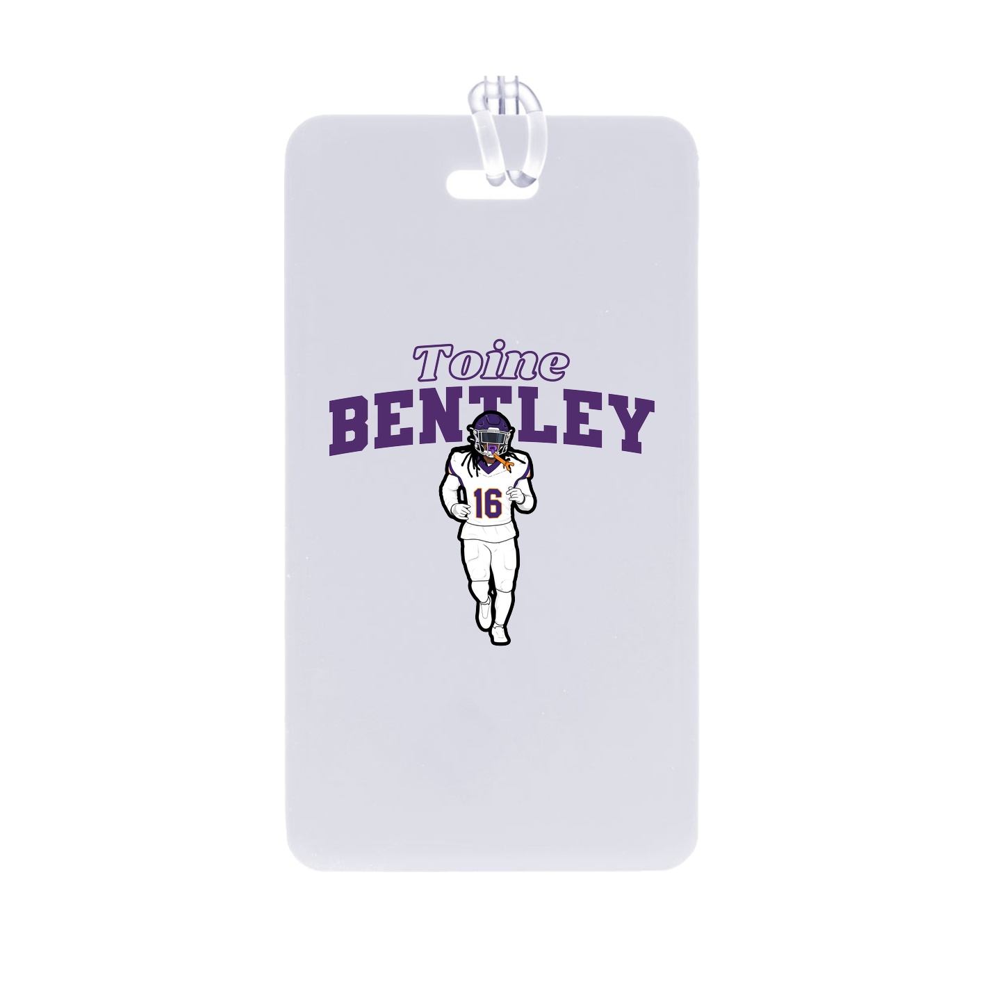 Bag Tag — Name Arch in Classic
