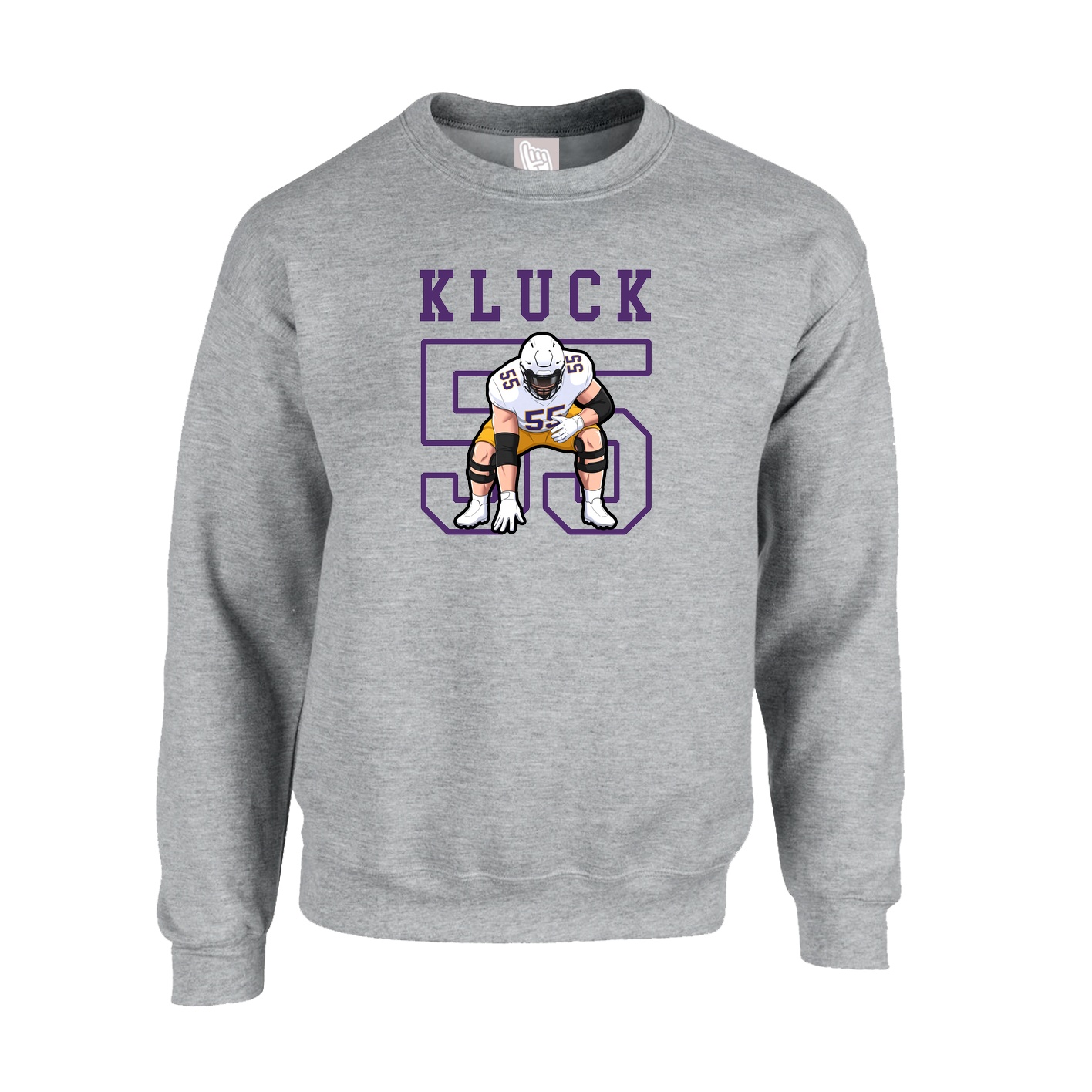 Fleece Crew — Shirsey in Grey