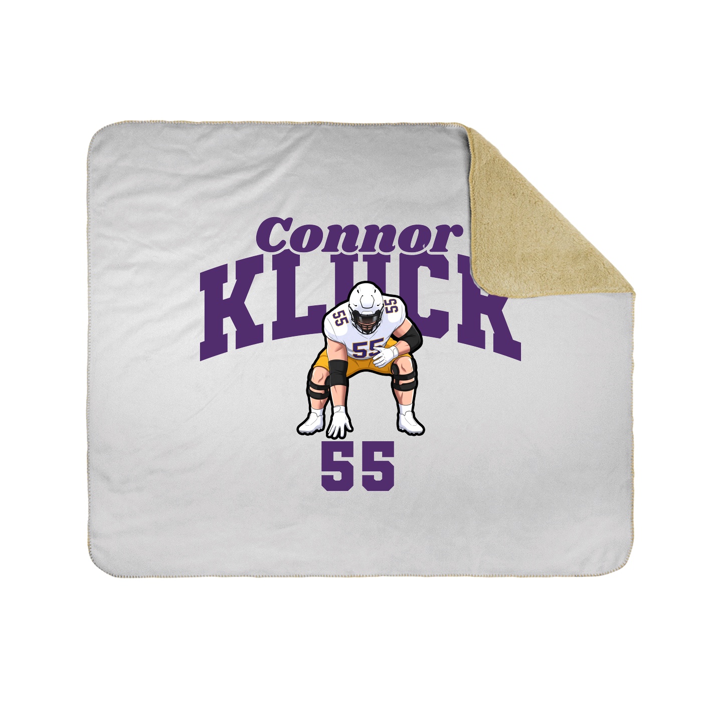 Throw Blanket — Signature Arch in White