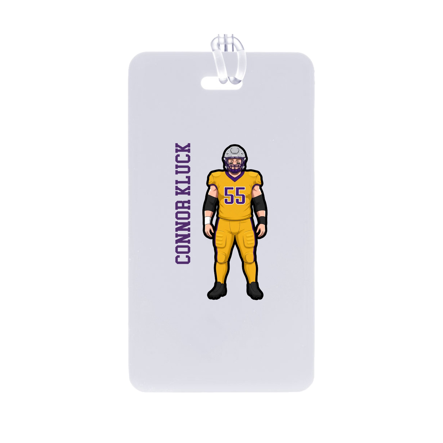 Bag Tag — Name Vertical in Classic