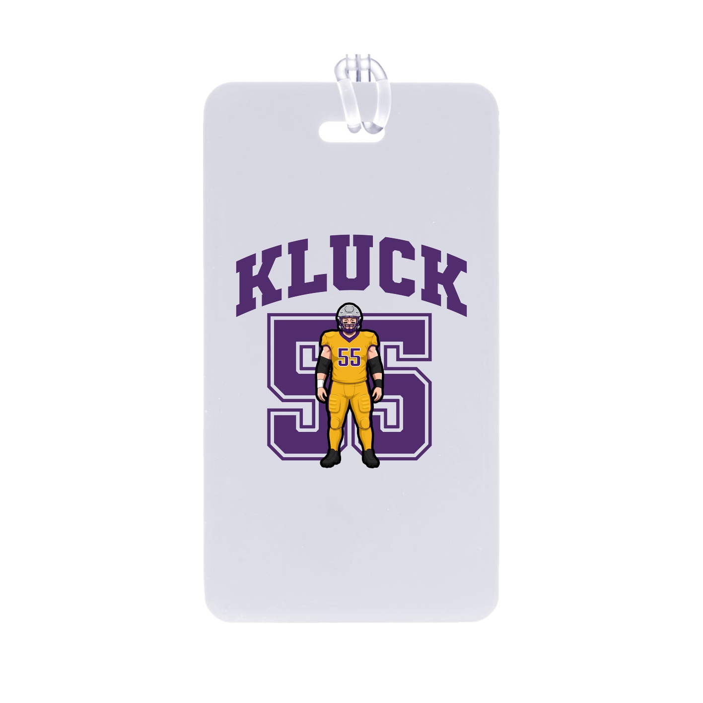 Bag Tag — Number in Classic