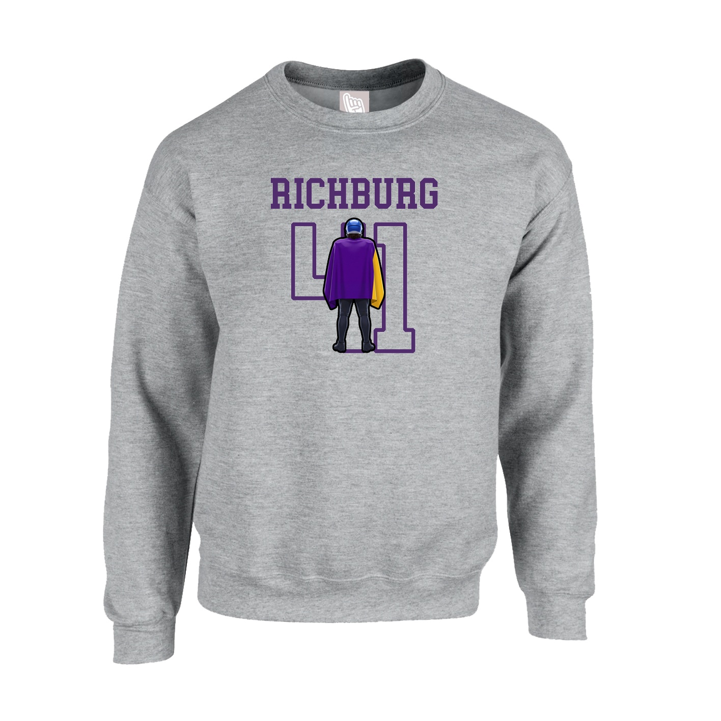Fleece Crew — Shirsey in Grey