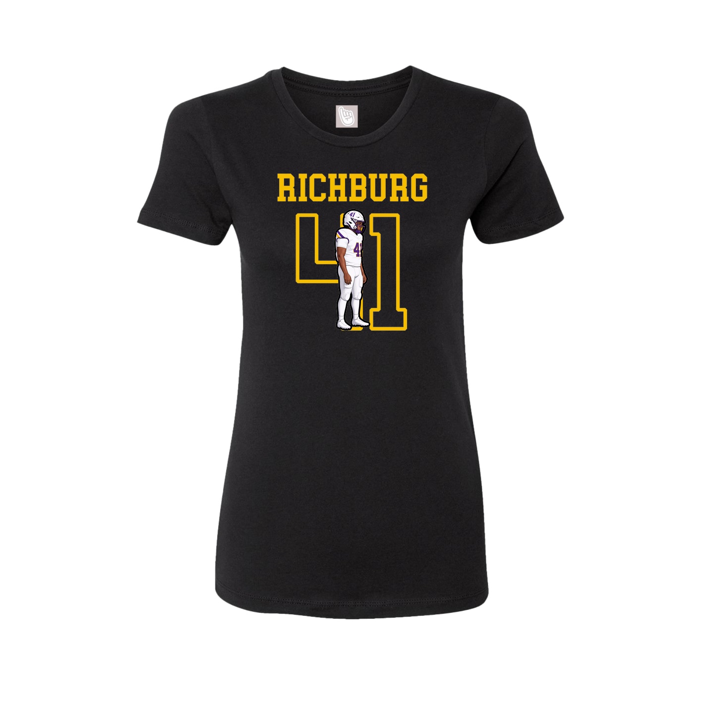 Fitted Women's Tee — Shirsey in Black