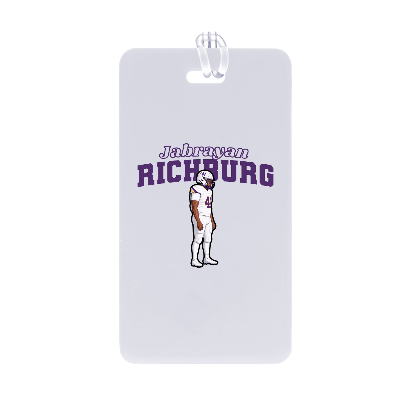 Bag Tag — Name Arch in Classic