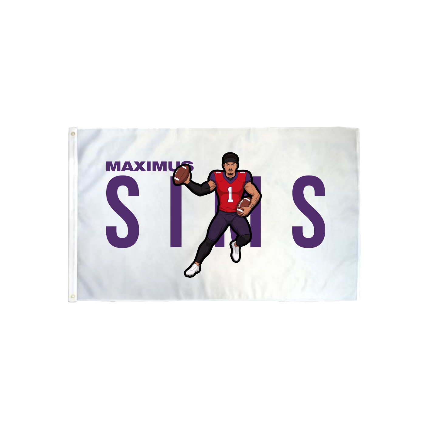 3x5 Flag — Player Name in Classic